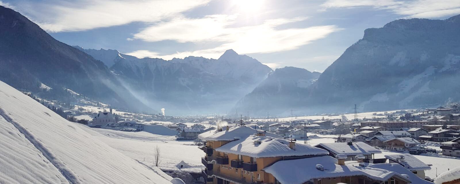Ausblick vom Balkon der Ferienwohnung
